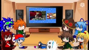 Fandoms react to Mario reacts to TikToks (by SMG4)