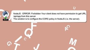 NodeJS : ERROR: Forbidden Your client does not have permission to get URL /api/app from this server