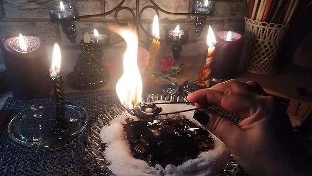 ЧИСТКА ОТ КЛАДБИЩЕНСКОЙ МАГИИ  ?? ОТЖИГ И ОТЛИВКА ВОСКОМ