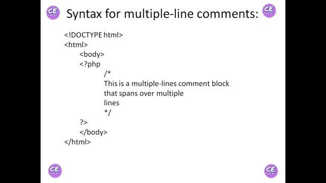 PHP Comments Tutorial In Hindi | CodexEdu