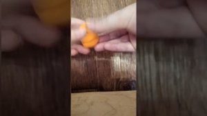 тыква из воздушного пластилина! как сделать тыкву ?!