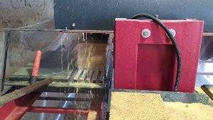 Камнерезный станок liomax 6x600, в работе.