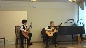 В.Колосов "Кубинский танец" дуэт гитаристов- Антон Викторов, Никита Давидян