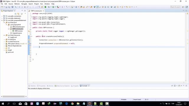 07 JDBC Prepared Statement смотреть онлайн