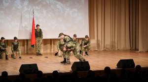 Показательные выступления военно-патриотического клуба "Рысь"