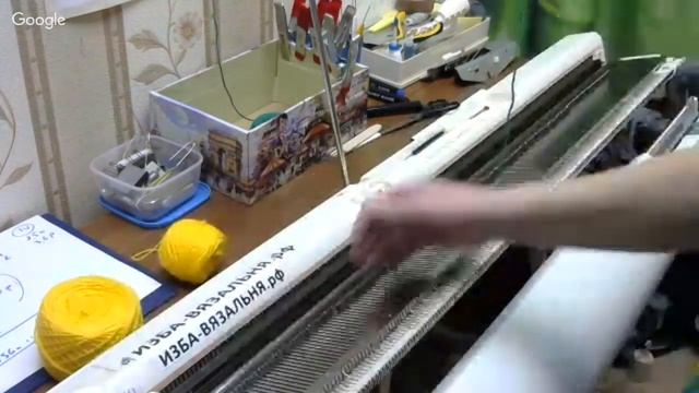 Детская шапочка Пропеллер №52 . Вяжем на вязальной машине, #связалипобежали