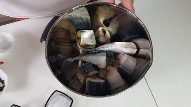 солим СКУМБРИЮ ДОМА простой рецепт мариновки рыбы