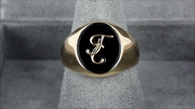 Печатка с ониксом и инициалами смотреть онлайн