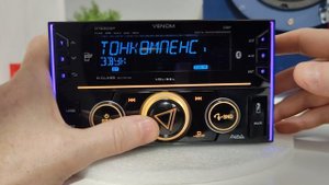 ? НОВИНКА!⚡ AURA VENOM D762DSP 2 DIN⚡ автомобильный процессорный BT/USB/FM ресивер