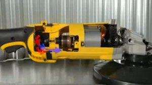 Dewalt   Large Angle Grinder Dust Ejection Работа системы пылеудаления у большихУШМ
