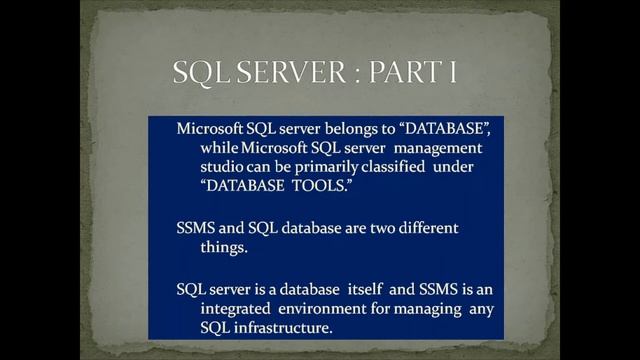 #SQLServer what is sql server|| what is sql server database || what is sql server management studio