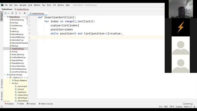 Insertion Sort In Python