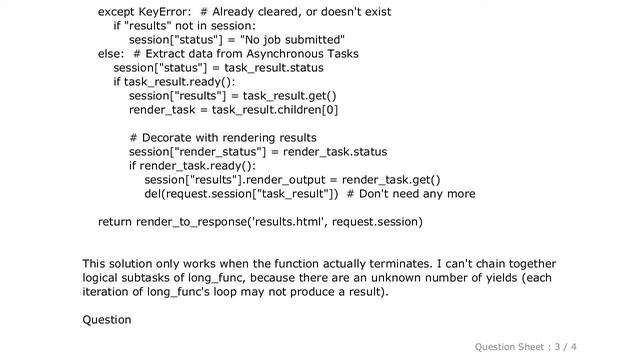 Django : Reporting yielded results of long-running Celery task смотреть онлайн