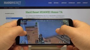 PubG Test on HUAWEI Honor 7A – FPS Checkup Performance