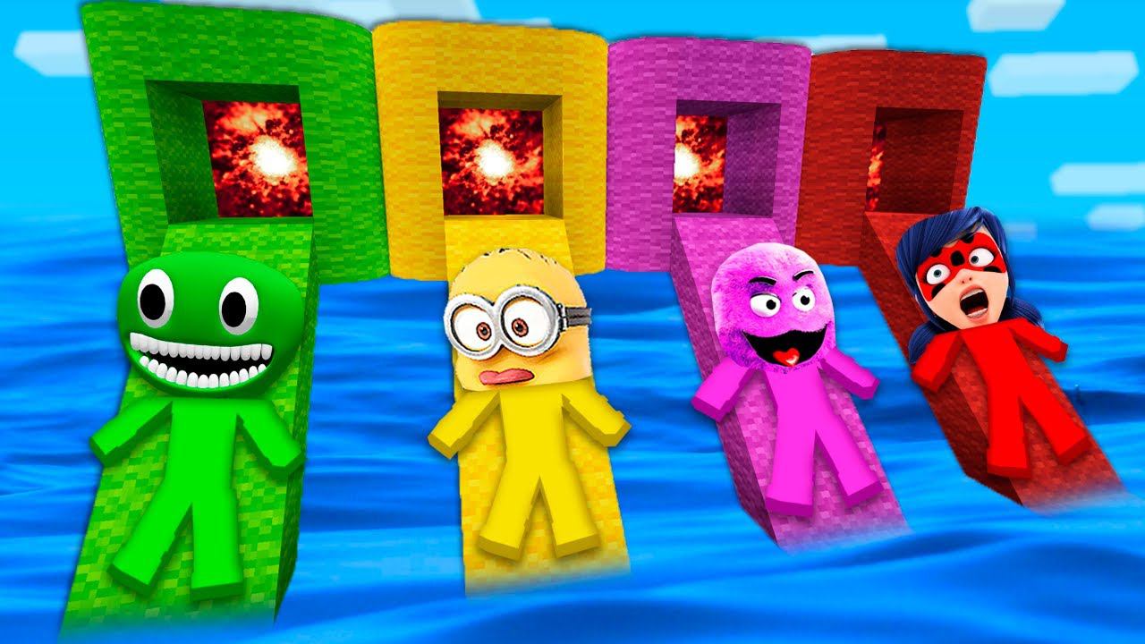 НОВАЯ РУБРИКА - ВОДНЫЕ ГОРКИ В МАЙНКРАФТ смотреть онлайн