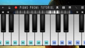 Squid Game - Way Back Then | Easy Piano Tutorial | Mobile Piano (Perfect piano App) | Piano Phone