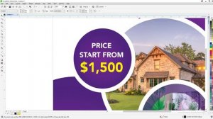 Create Professional Real Estate Banner in CorelDraw