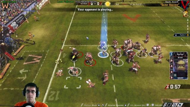 3 Deaths in One Turn - Blood Bowl 2 смотреть онлайн