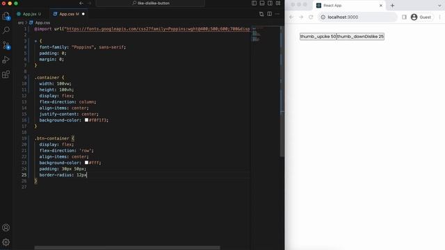 How To Create a Simple Like Dislike Button in React JS
