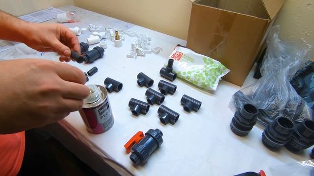 Фитинги и магистраль ПВХ для разводни. смотреть онлайн