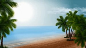 ФУТАЖ Море, пальмы