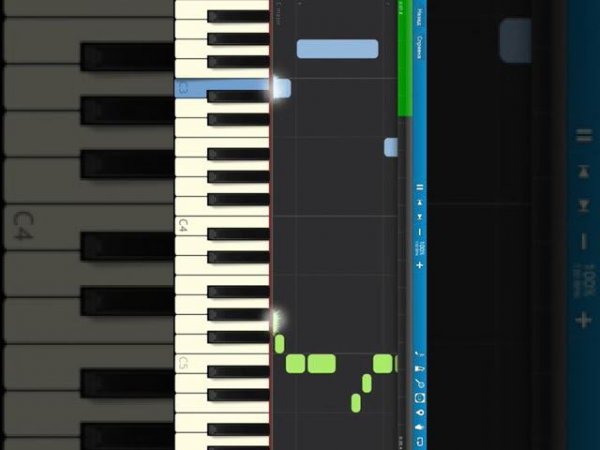 Сергей Лазарев - Lost Without Your Love - Как играть на пианино #shorts #pianotutorial #synthesia