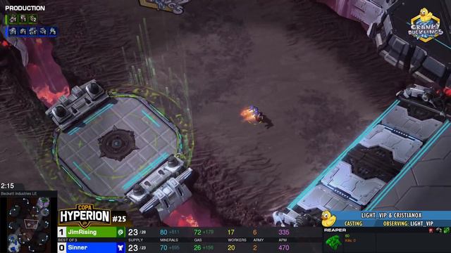 JimRising vs Sinner - ZvT | Copa Hyperion #25 | Biweekly LatAm StarCraft 2 Tournament смотреть онлайн
