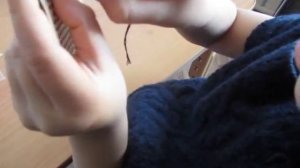 Вышивает дочка -  по набору с деревянной основой из Fix Price