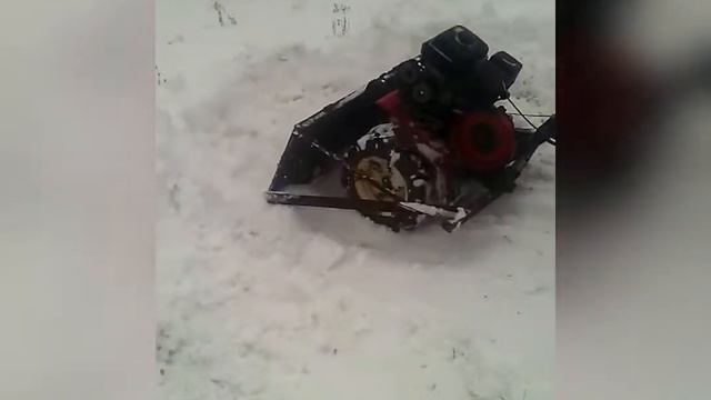 Лопата для снега на мотоблок своими руками! смотреть онлайн