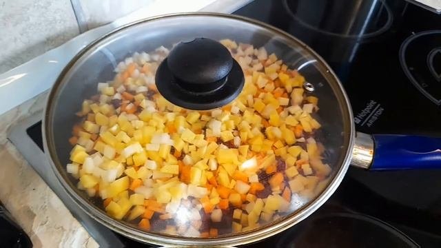 Винегрет на сковороде