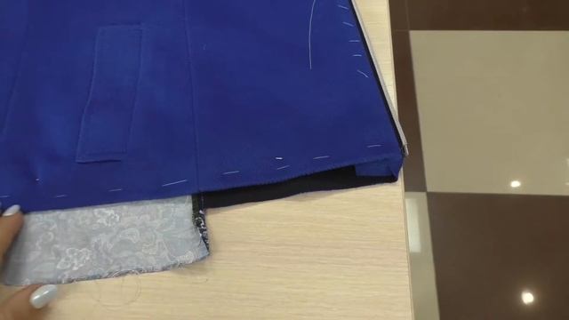 Изготовление драпового жилета на подкладке (4 часть)