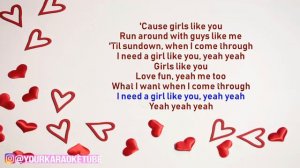 girls like you (lyric video) Maroon 5
