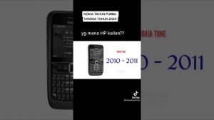 NOKIA TUNE EVOLUTION 1994-2020