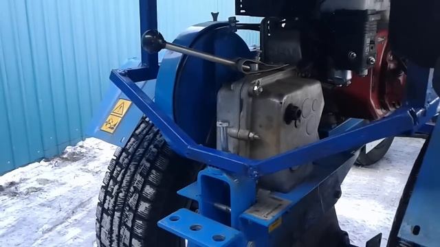 мини трактор из мотоблока нева. обзор.