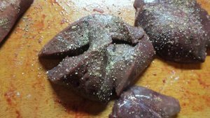 Печень говяжья в соевом соусе