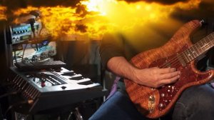 Warmoth Koa Strat played thru a Roland GR-33 Synth