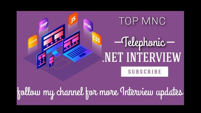 Top MNC Dotnet Technical Interview