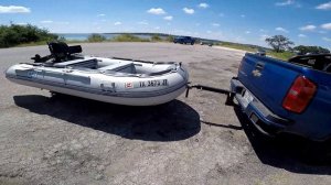 How I Launch My Inflatable Boat With My Truck, No Trailer Needed!