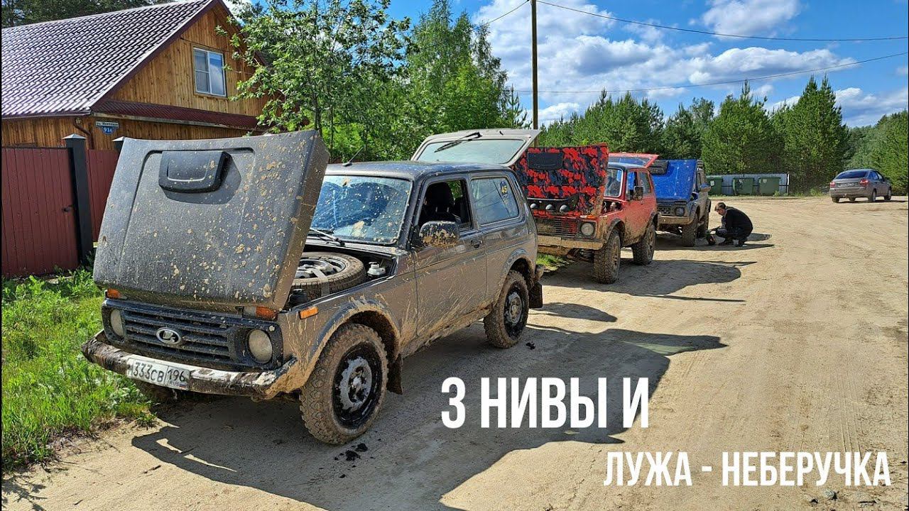 Лужа - Неберучка. Выходной день на трех Нивах смотреть онлайн