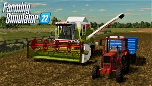 НАЧАЛО УБОРОЧНОЙ, КАНОЛА|Farming Simulator 22 на карте ZDZIECHOW - #1