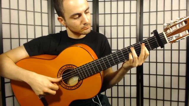 Vicente Amigo --- Roma Guitar tutorial older version
