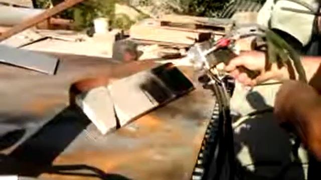 Напыление на гладкий бетон порошком Коут Мет смотреть онлайн