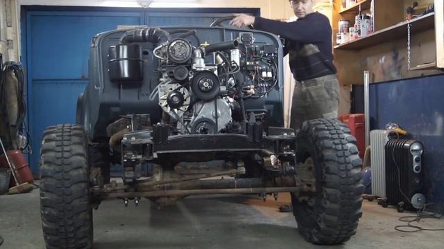 ЭУР РАВ 4 на ГАЗ 69 смотреть онлайн