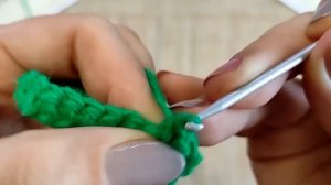 Вязание крючком для начинающих  Урок 24 лицевой рельефный столбик без накида