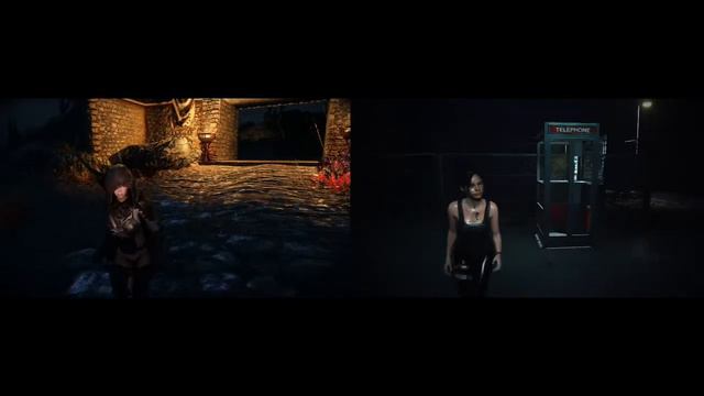 Skyrim  SmoothCam - Like re2 preset SSE Comparison Original Games