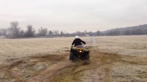 Дрифт на Yamaha Grizzly 550