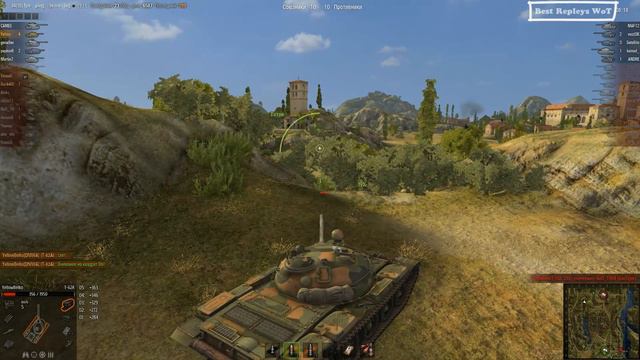 Нагибатор - Т-62А Рекорд по Дамагу - 11000 ДАМАГА! смотреть онлайн