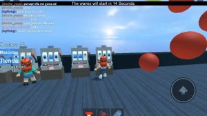 Jugando roblox/tsunami survival\