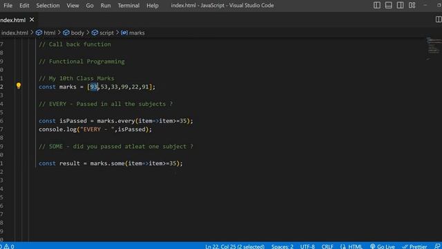Every and Some array methods JavaScript