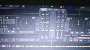 Numark Mixtrack Platinum FX Connected to Virtual Dj 2021 Pro